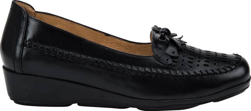 Choclo De Piel Cuña Moño