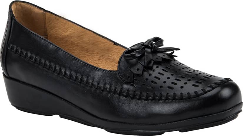 Choclo De Piel Cuña Moño