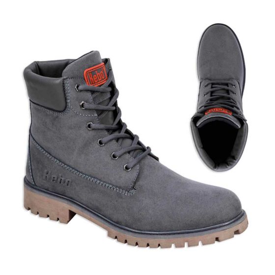 Botas estilo Heavy Gris Hombre Kebo  4850