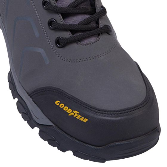 Gray Industrial Safety Boots for Men Goodyear 0111