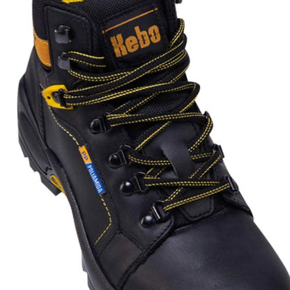 Industrial Black Safety Boots for Men Kebo 5040