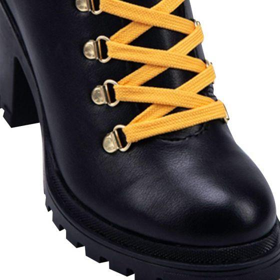 Botas Militares Negros para Mujer Hpc Polo 8602 - Conceptos