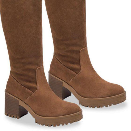 Botas Vintage Rockeras Cafés Mujer Tierra Bendita  0818 - Conceptos