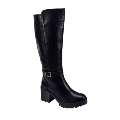 Botas Vintage Rockeras Negras Mujer Tierra Bendita  2331