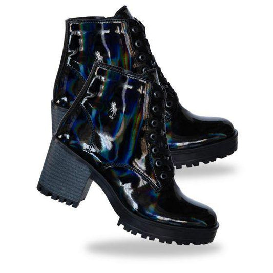 Botas Militares Negro Unisex Hpc Polo 0805 - Conceptos