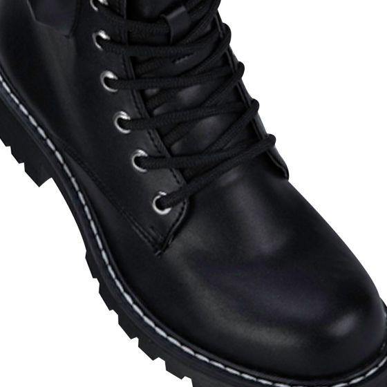 Botas Militares Negros para Mujer Hpc Polo 4843 - Conceptos