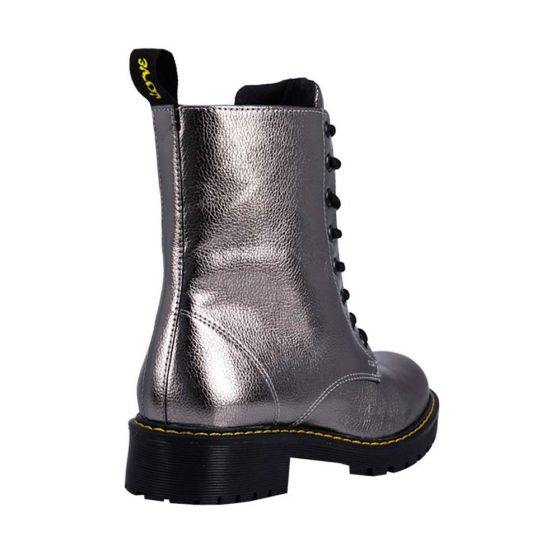 Botas Militares Plata para Mujer Hpc Polo 4808 - Conceptos