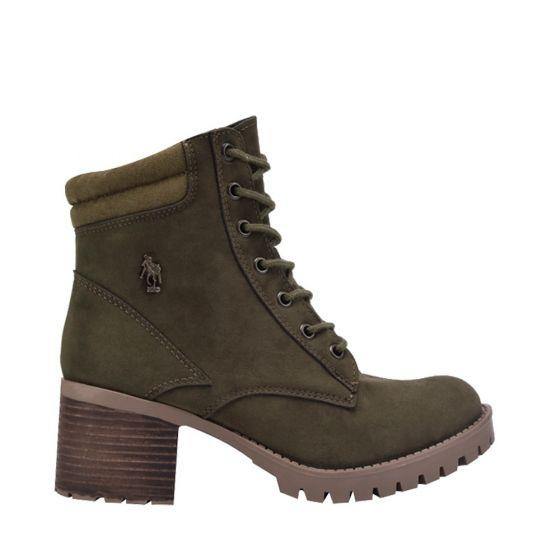 Botas Militares Verdes para Mujer Hpc Polo 8603 - Conceptos