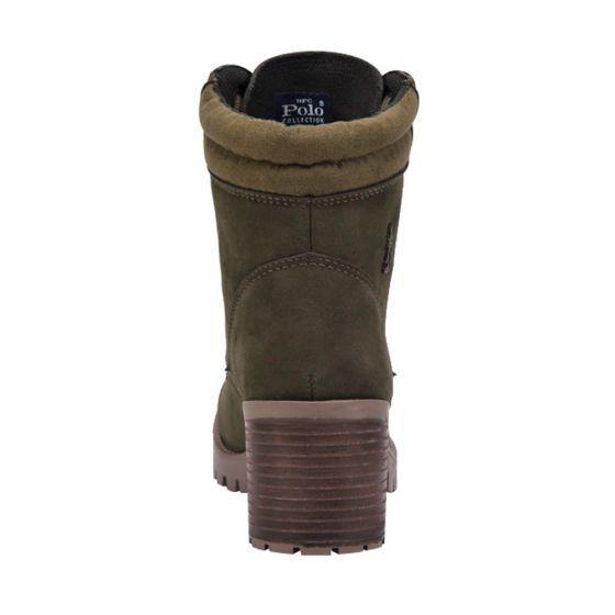 Botas Militares Verdes para Mujer Hpc Polo 8603 - Conceptos