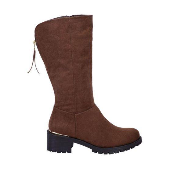 Botas Vintage Rockeras Cafés Mujer Tierra Bendita  7760 - Conceptos