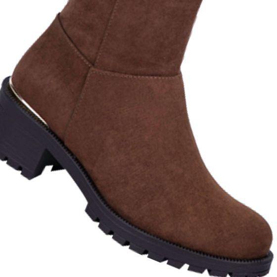 Botas Vintage Rockeras Cafés Mujer Tierra Bendita  7760 - Conceptos