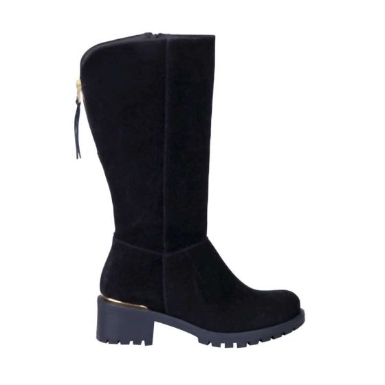 Botas Vintage Rockeras Negras Mujer Tierra Bendita  7760