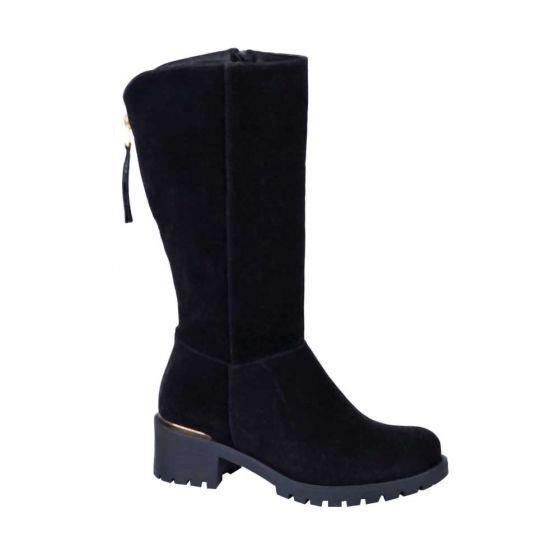 Botas Vintage Rockeras Negras Mujer Tierra Bendita  7760 - Conceptos