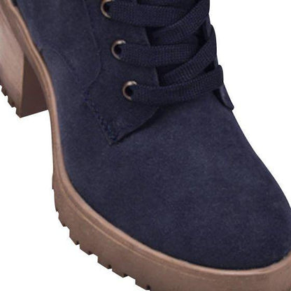 Botas Militares Azules para Mujer Hpc Polo 0807 - Conceptos