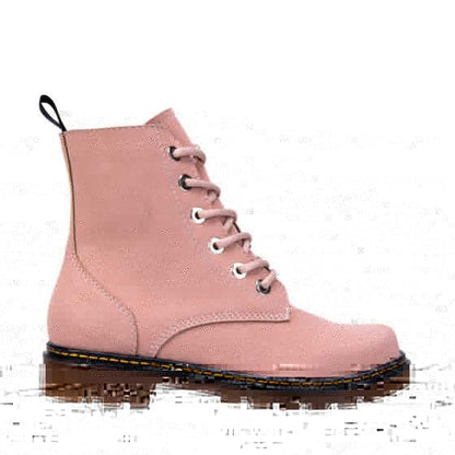 Pink Military Boots for Women Kebo 5919
