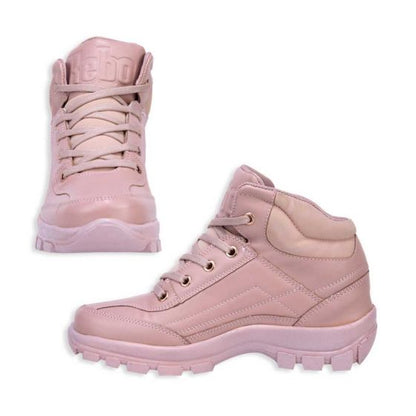 Botas Hiker de Montaña  Rosas Mujer Kebo  978