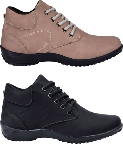 Kit Bota Pu De Piso Con Agujeta