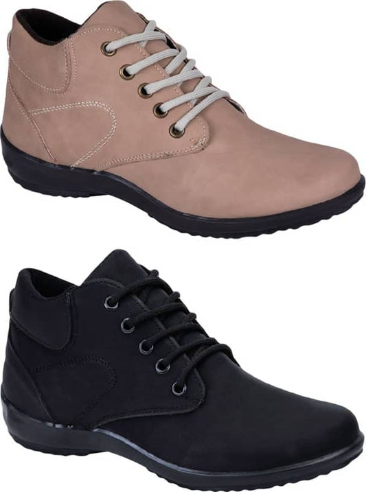 Kit Bota Pu De Piso Con Agujeta