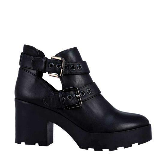 Botas Vintage Rockeras Negra Mujer Tierra Bendita  6909 - Conceptos