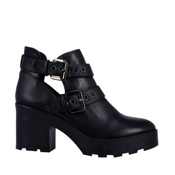 Botas Vintage Rockeras Negra Mujer Tierra Bendita  6909