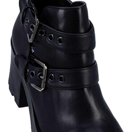 Botas Vintage Rockeras Negra Mujer Tierra Bendita  6909 - Conceptos