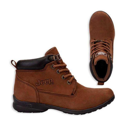 Botas Hiker de Montaña  Café para Mujer Jeep 5551 - Conceptos