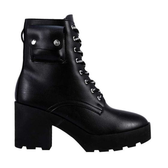 Botas Militares Negras Mujer Tierra Bendita  6554