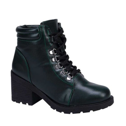 Botas Militares Verdes Mujer Tierra Bendita  8101