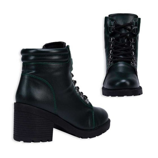 Green Military Boots for Women Blessed Earth 8101