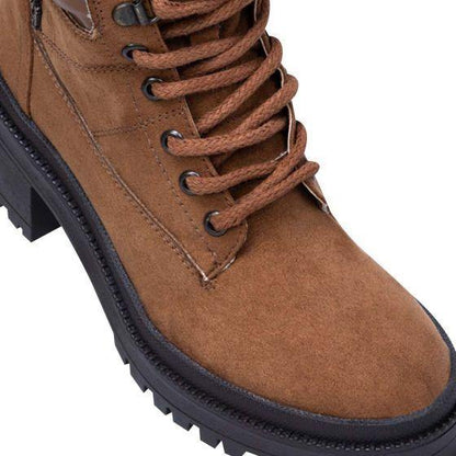 Botas Militares Café Unisex Hpc Polo 7902 - Conceptos