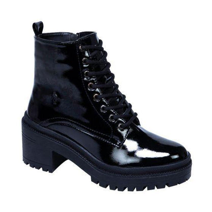 Botas Militares Negros para Mujer Hpc Polo 7903 - Conceptos