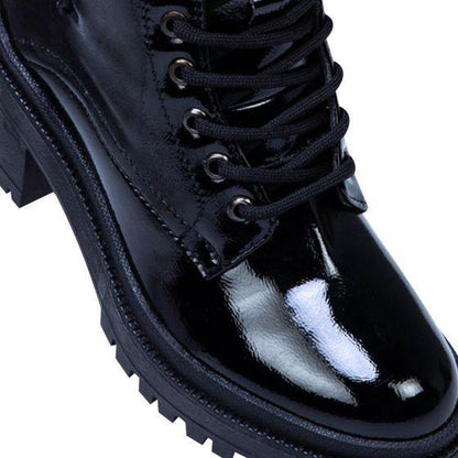 Botas Militares Negros para Mujer Hpc Polo 7903 - Conceptos