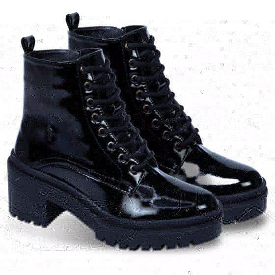 Botas Militares Negros para Mujer Hpc Polo 7903 - Conceptos