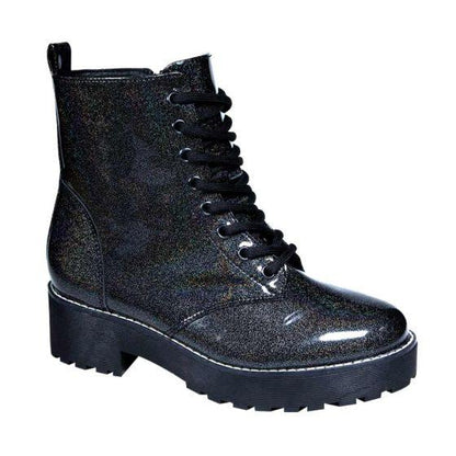 Botas Militares Negros para Mujer Hpc Polo 7503 - Conceptos