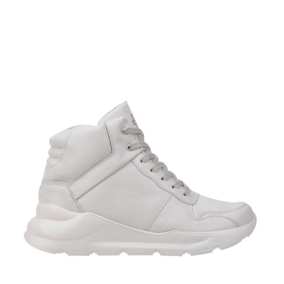 White Women's High Top Sneakers Belinda Peregrin 9186