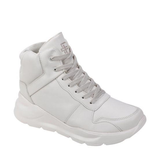 White Women's High Top Sneakers Belinda Peregrin 9186