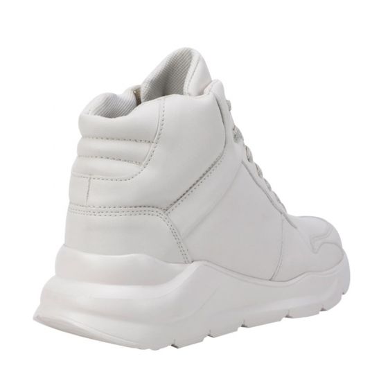 White Women's High Top Sneakers Belinda Peregrin 9186