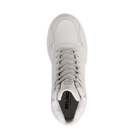 White Women's High Top Sneakers Belinda Peregrin 9186