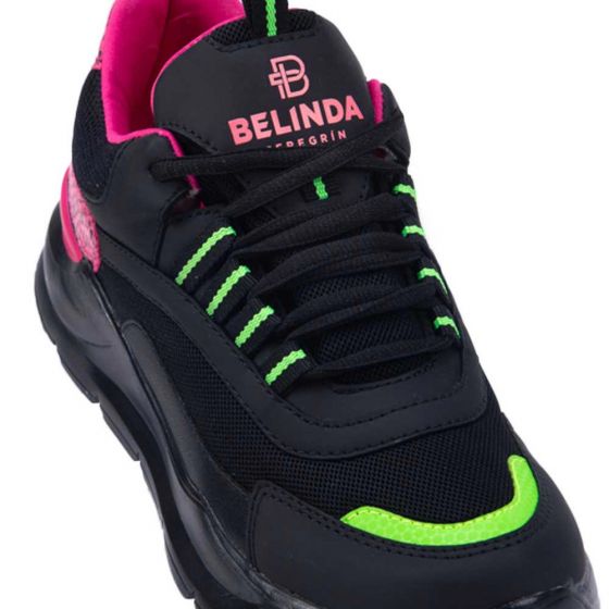 Tenis Negros Mujer Belinda Peregrin  304A