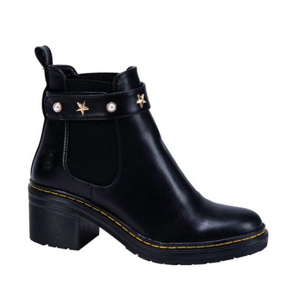 Botas Vintage Rockeras Negras Mujer Belinda Peregrin  9400