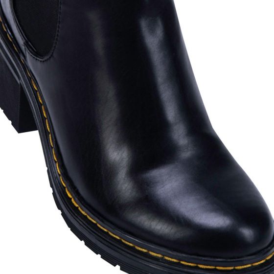 Botas Vintage Rockeras Negras Mujer Belinda Peregrin  9400