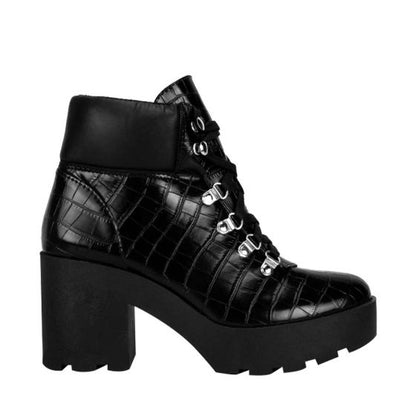 Black Military Boots for Women Blessed Earth 2028