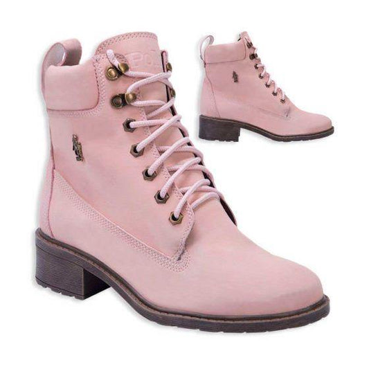 Botas Militares Rosa Unisex Hpc Polo 4360 - Conceptos