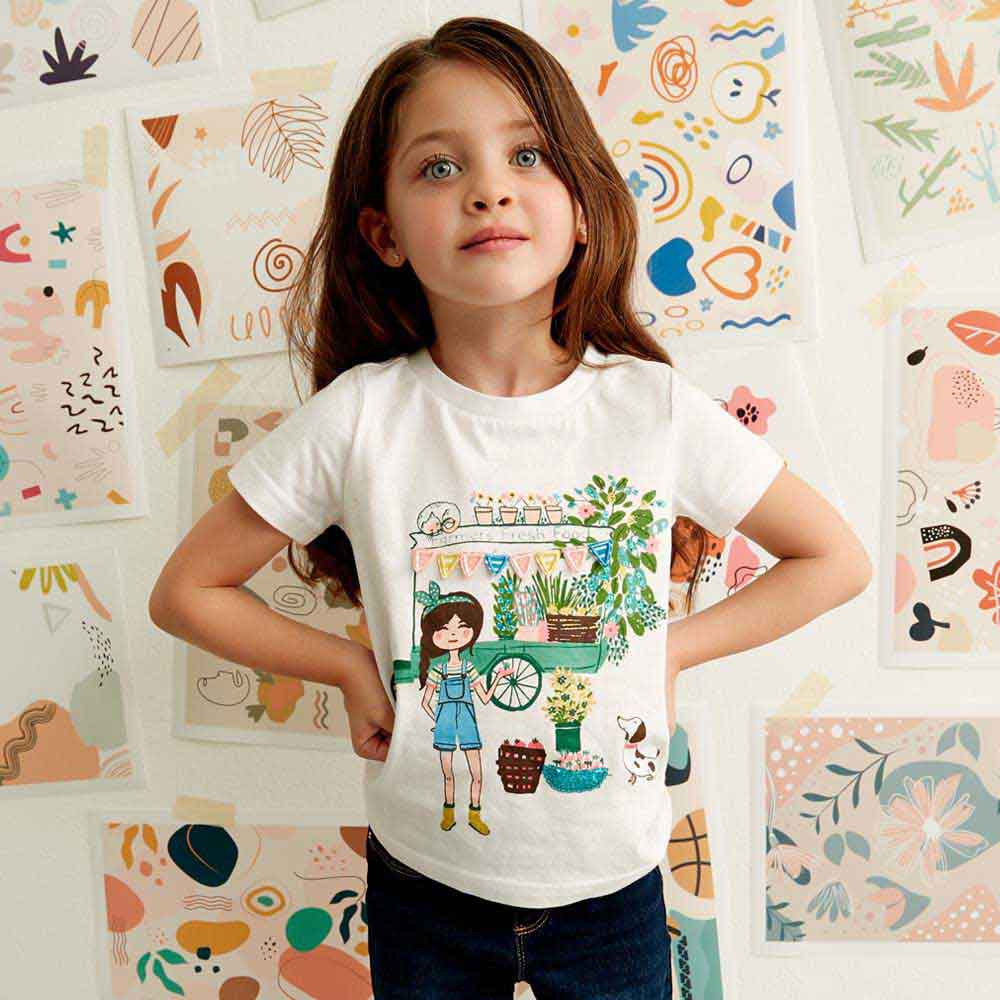 ROPA CASUAL PLAYERA HOLLY LAND KIDS 9347