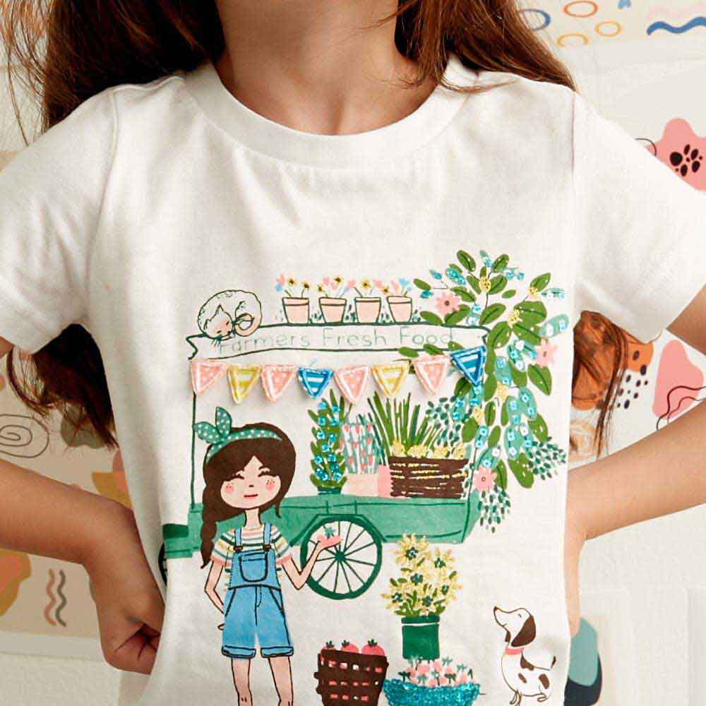 ROPA CASUAL PLAYERA HOLLY LAND KIDS 9347
