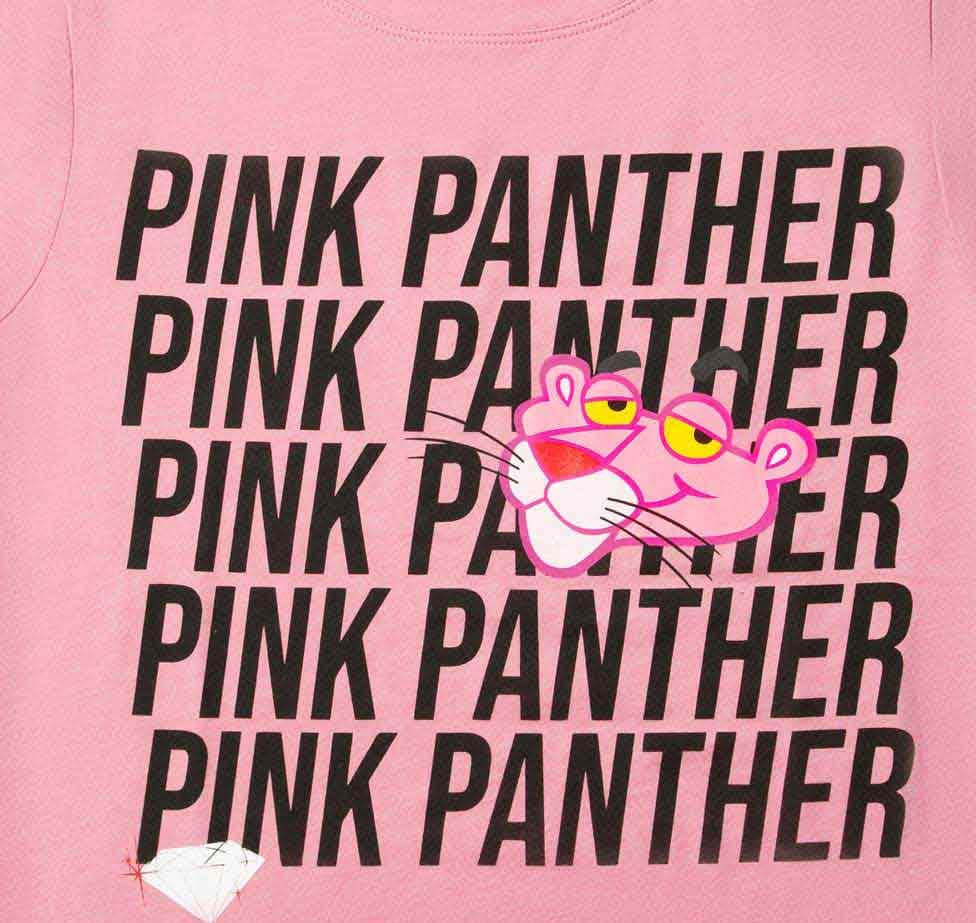 ROPA CASUAL PLAYERA PANTERA ROSA TERP
