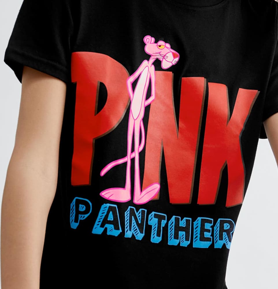 ROPA CASUAL PLAYERA PANTERA ROSA ACKP