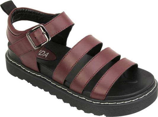 Sandalia Plana Track Tiras