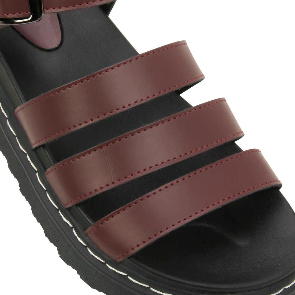 Sandalia Plana Track Tiras