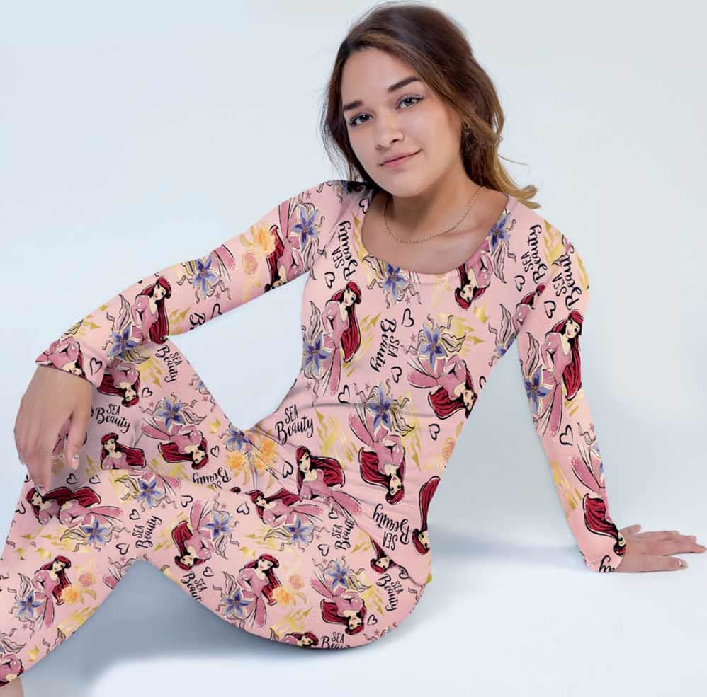 KIT ROPA PARA DORMIR PIJAMA PRINCESAS 9017